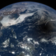 Image for article titled Earth Looks Bruised in the Shadow of the Eclipse